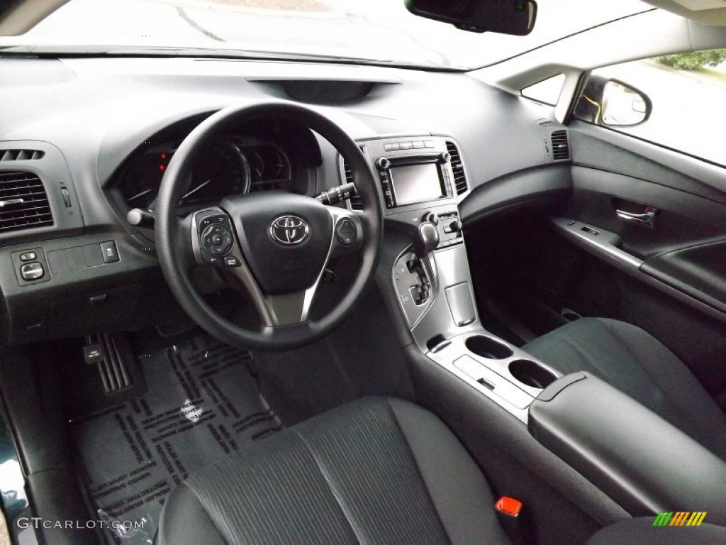 Black Interior 2013 Toyota Venza LE Photo #76890639