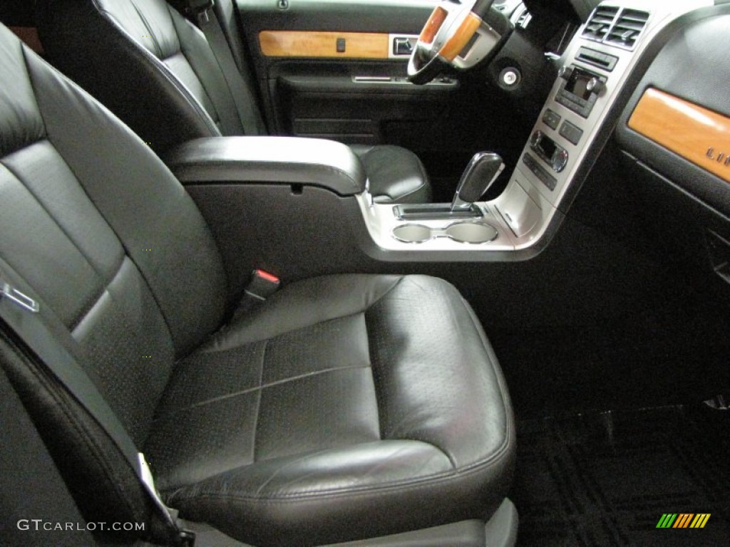 2009 MKX  - Vivid Red Metallic / Limited Charcoal Black/Light Stone photo #13