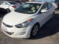 2013 Shimmering White Hyundai Elantra Limited  photo #2