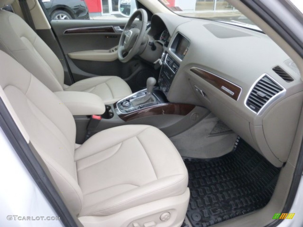 Cardamom Beige Interior 2012 Audi Q5 2.0 TFSI quattro Photo #76891655