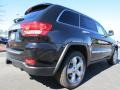 2013 Brilliant Black Crystal Pearl Jeep Grand Cherokee Overland 4x4  photo #3