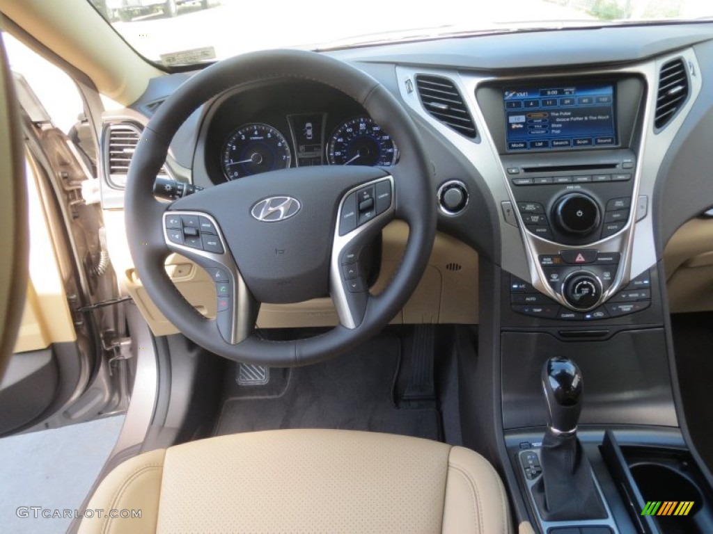 2013 Hyundai Azera Standard Azera Model Camel Dashboard Photo #76892661