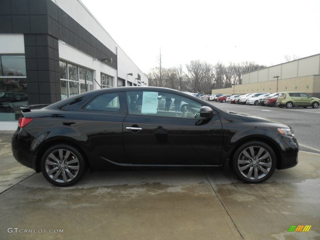 Ebony Black 2012 Kia Forte Koup SX Exterior Photo #76892697