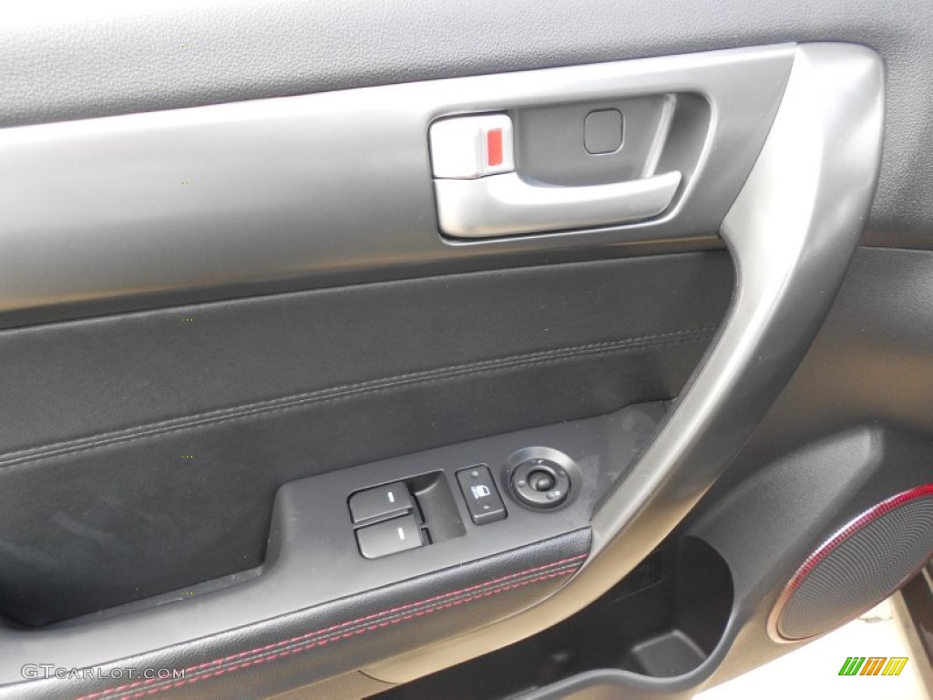 2012 Kia Forte Koup SX Black Door Panel Photo #76892883