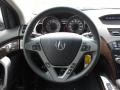 Ebony 2012 Acura MDX SH-AWD Steering Wheel