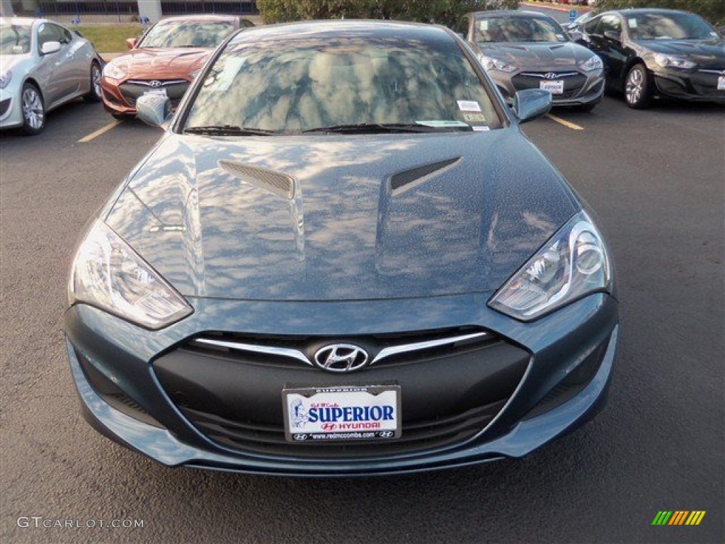 2013 Genesis Coupe 2.0T Premium - Parabolica Blue / Gray Leather/Gray Cloth photo #1