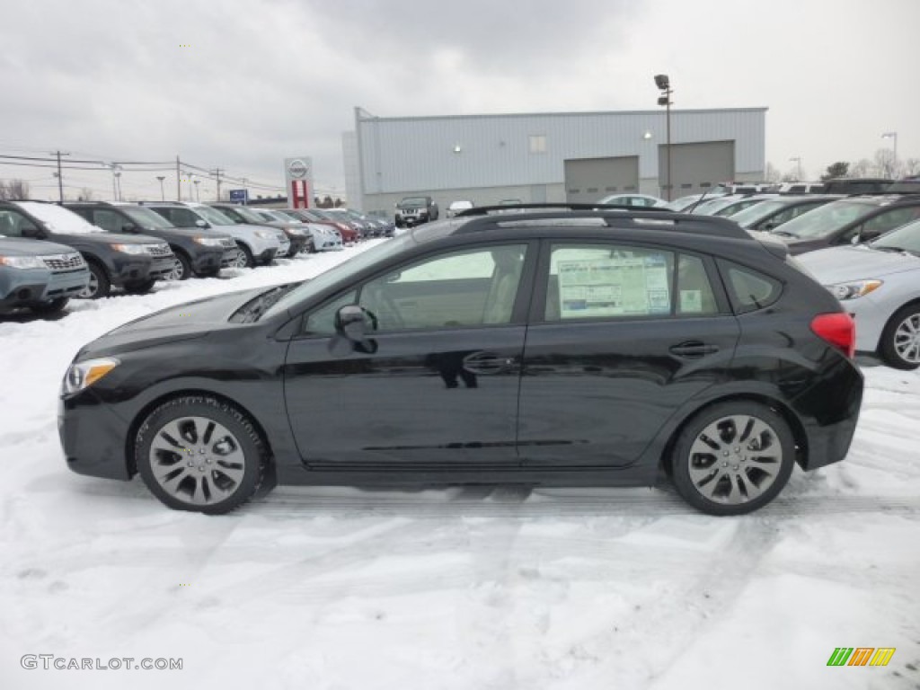 Obsidian Black Pearl 2013 Subaru Impreza 2.0i Sport Limited 5 Door Exterior Photo #76893685