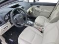 Ivory 2013 Subaru Impreza 2.0i Sport Limited 5 Door Interior Color