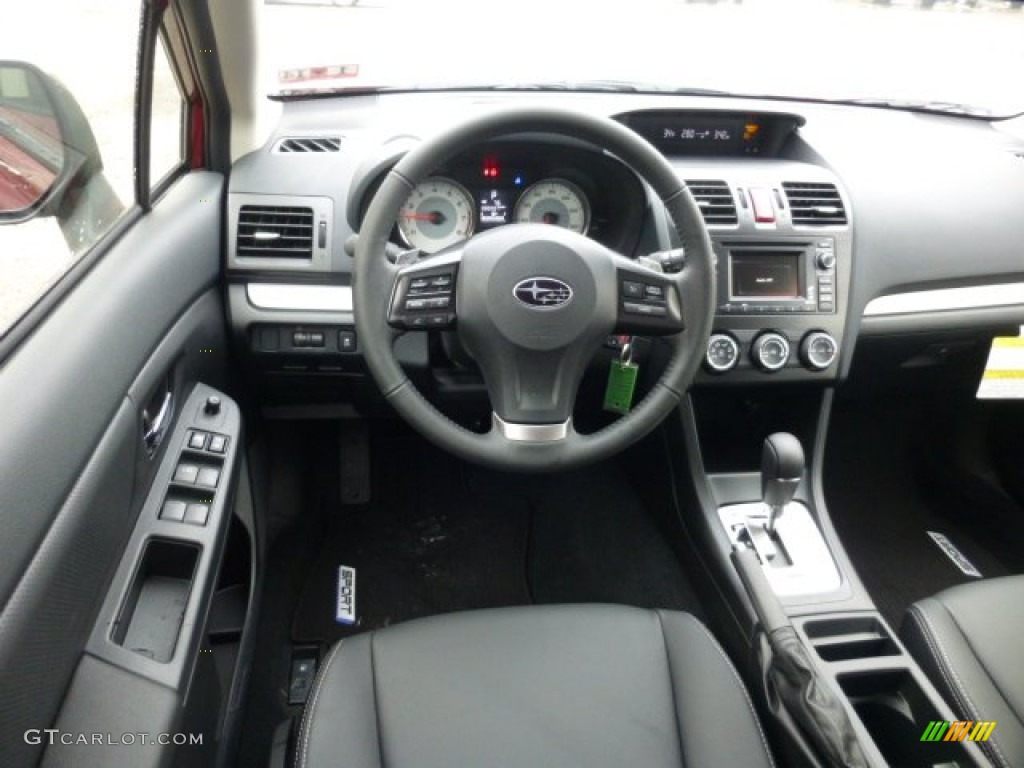 2013 Subaru Impreza 2.0i Sport Limited 5 Door Black Dashboard Photo #76894947