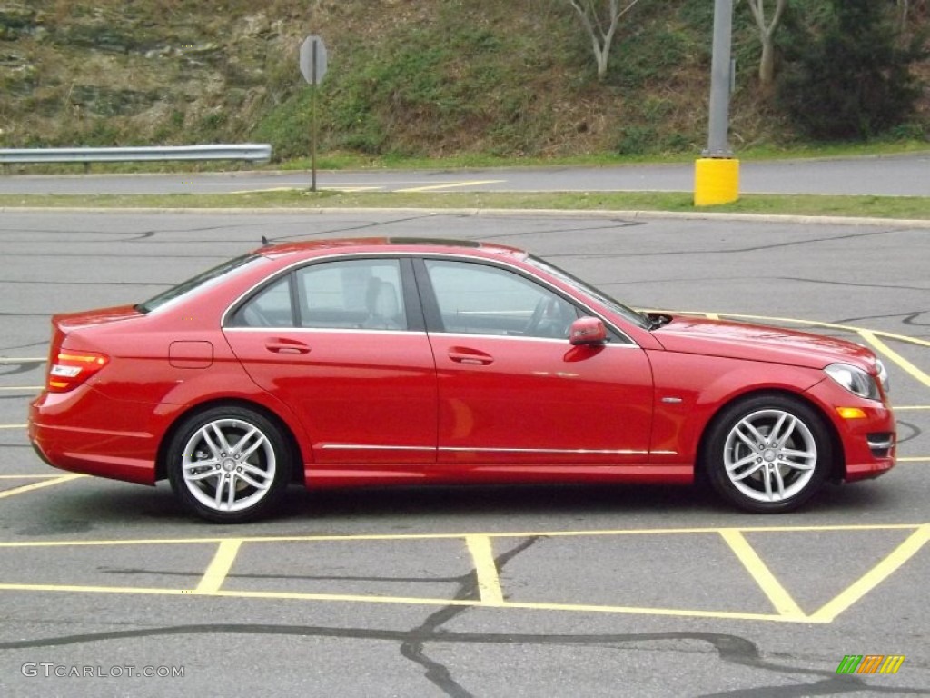 Mars Red 2012 Mercedes-Benz C 250 Sport Exterior Photo #76895058