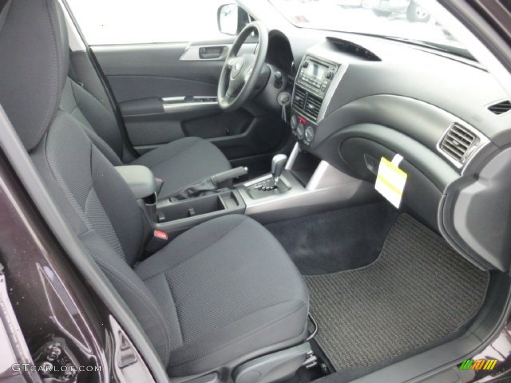 Black Interior 2013 Subaru Forester 2.5 X Photo #76895231