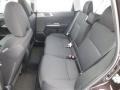 2013 Subaru Forester Black Interior Rear Seat Photo