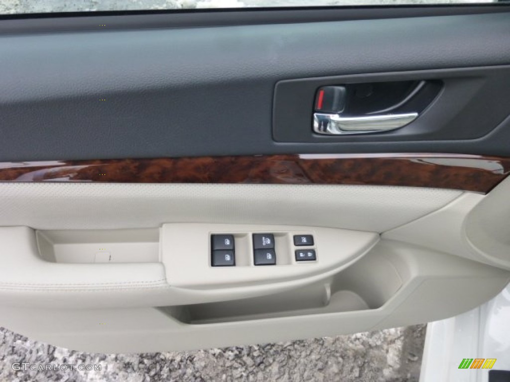 2013 Subaru Legacy 2.5i Limited Ivory Door Panel Photo #76896000
