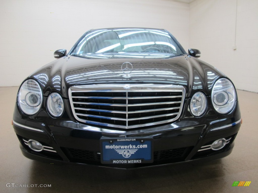 2008 E 350 4Matic Sedan - Sienna Black Metallic / Sahara Beige/Black photo #3