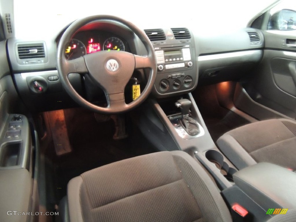 Anthracite Interior 2009 Volkswagen Jetta S Sedan Photo #76897696
