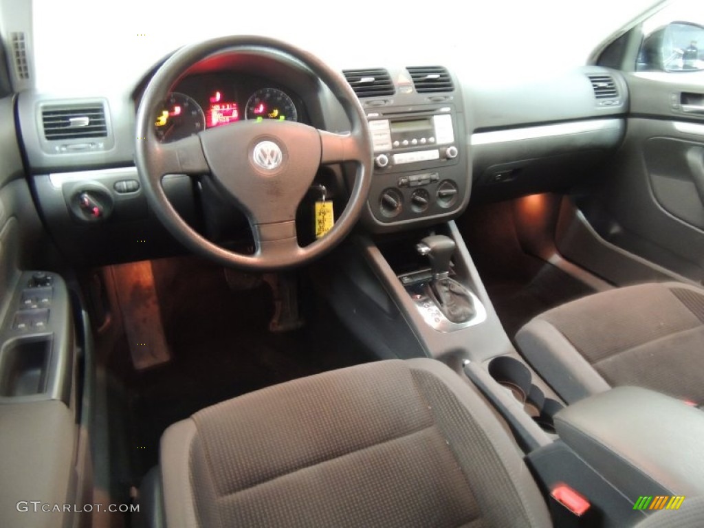 2009 Jetta S Sedan - Black Uni / Anthracite photo #11