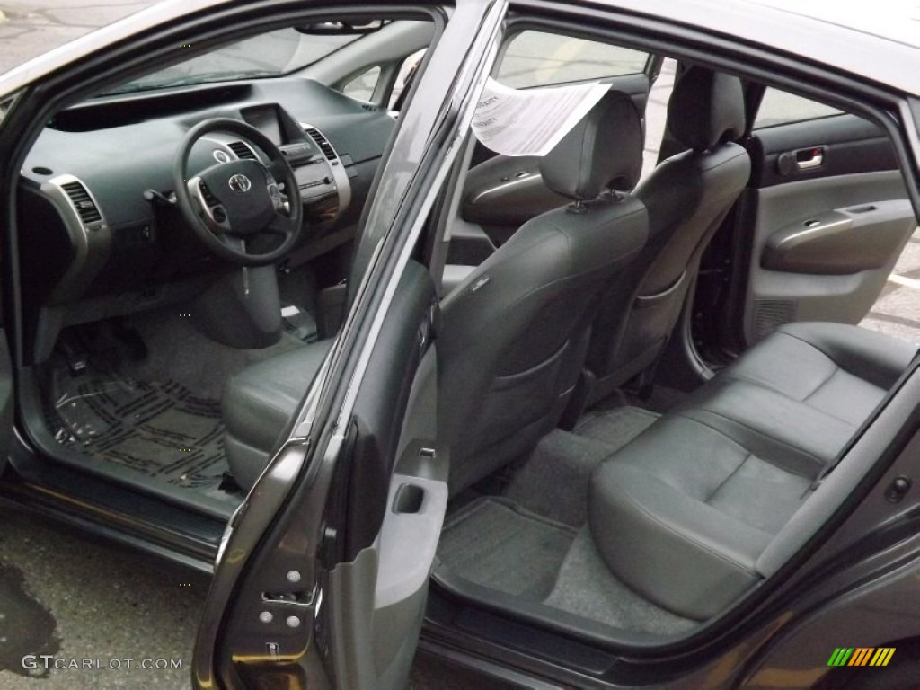 Dark Gray Interior 2007 Toyota Prius Hybrid Touring Photo #76897779