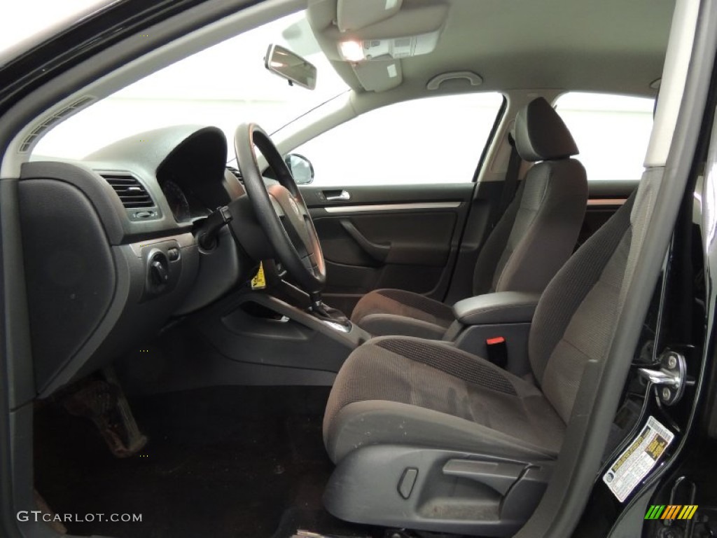 Anthracite Interior 2009 Volkswagen Jetta S Sedan Photo #76897803