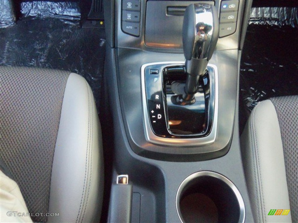 2013 Genesis Coupe 2.0T - Parabolica Blue / Gray Leather/Gray Cloth photo #16