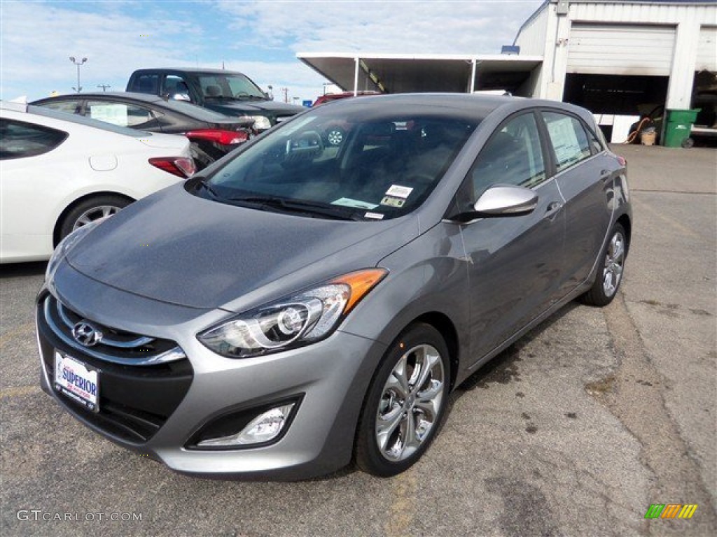 2013 Elantra GT - Titanium Gray Metallic / Blue photo #2