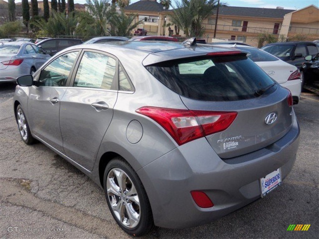 2013 Elantra GT - Titanium Gray Metallic / Blue photo #6