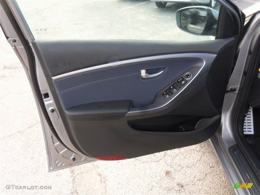 2013 Hyundai Elantra GT Blue Door Panel Photo #76898118