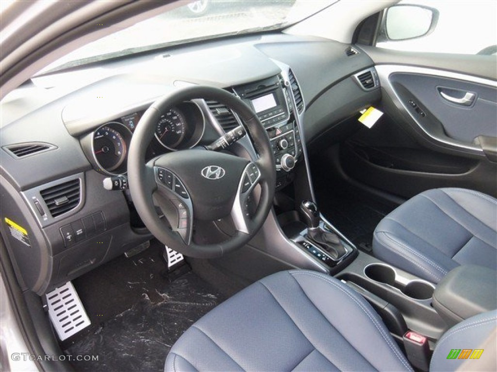 Blue Interior 2013 Hyundai Elantra GT Photo #76898140