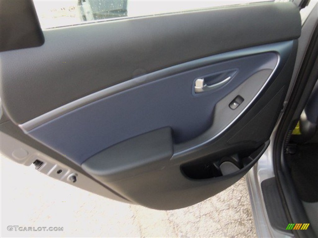 2013 Hyundai Elantra GT Blue Door Panel Photo #76898181