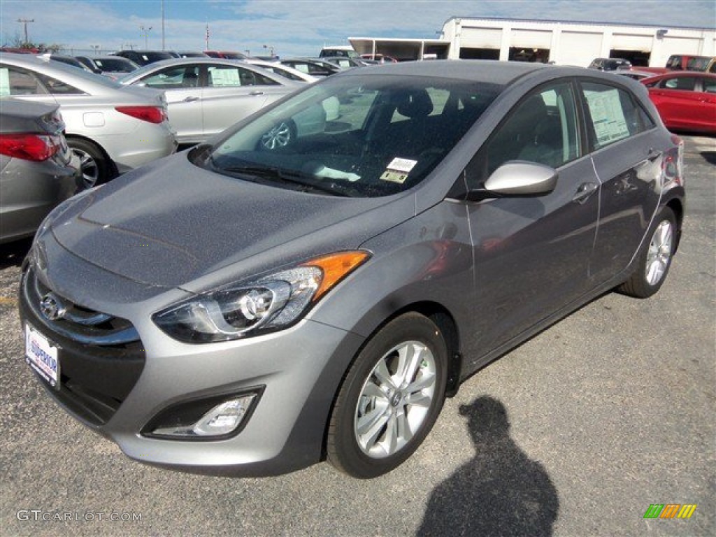 2013 Elantra GT - Titanium Gray Metallic / Black photo #2