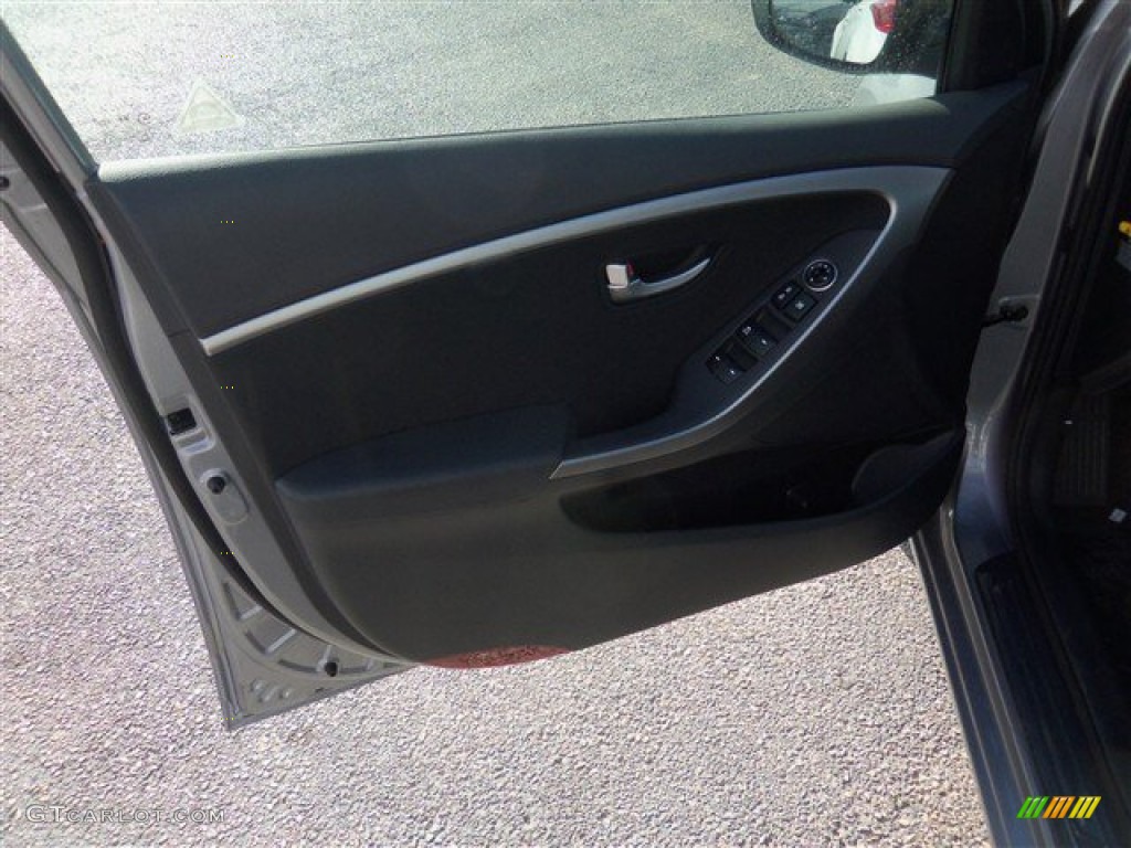 2013 Elantra GT - Titanium Gray Metallic / Black photo #8