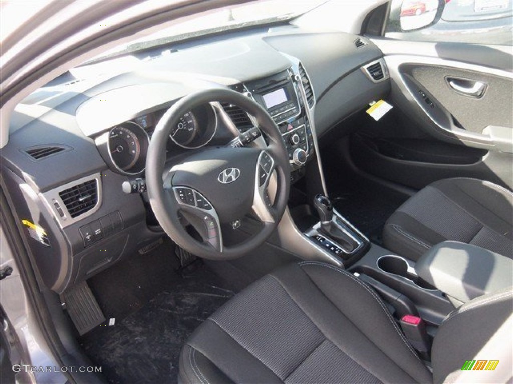 2013 Elantra GT - Titanium Gray Metallic / Black photo #9