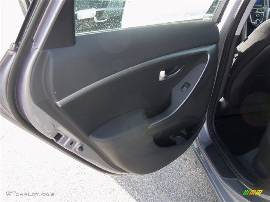 2013 Elantra GT - Titanium Gray Metallic / Black photo #11