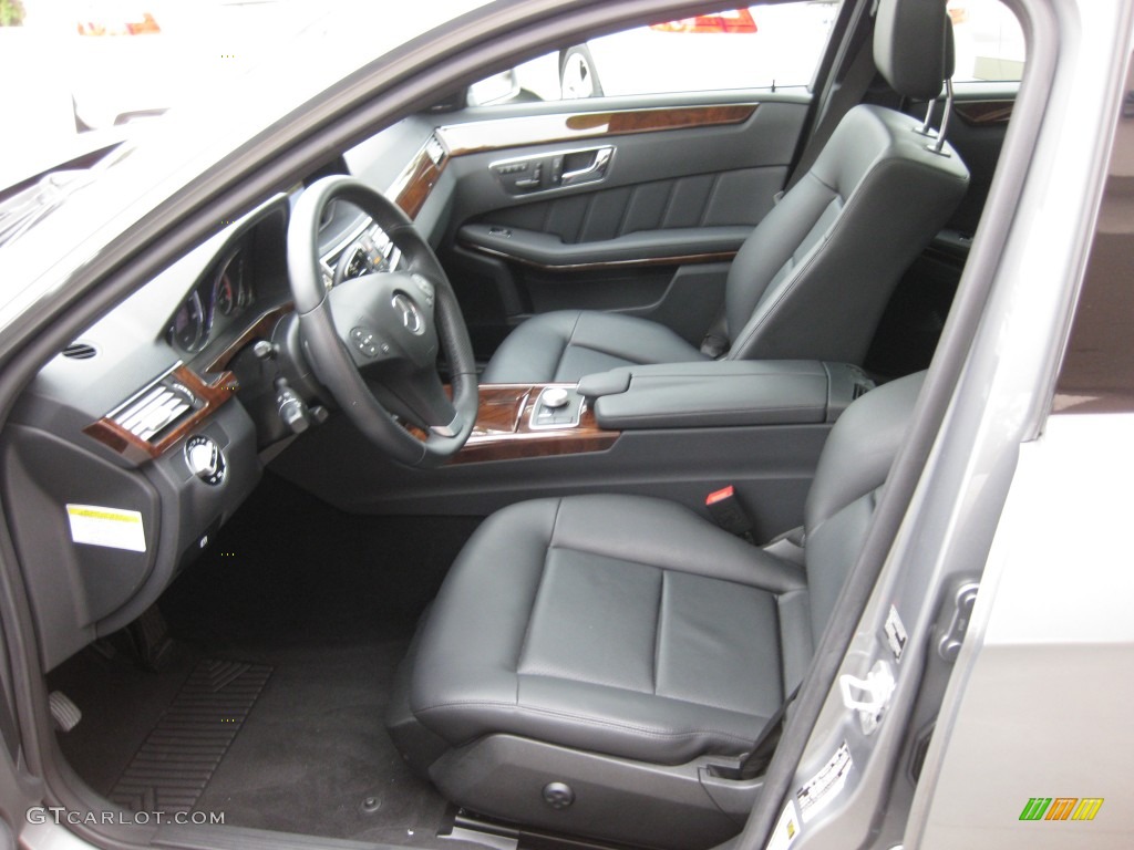 Black Interior 2010 Mercedes-Benz E 350 Sedan Photo #76898574