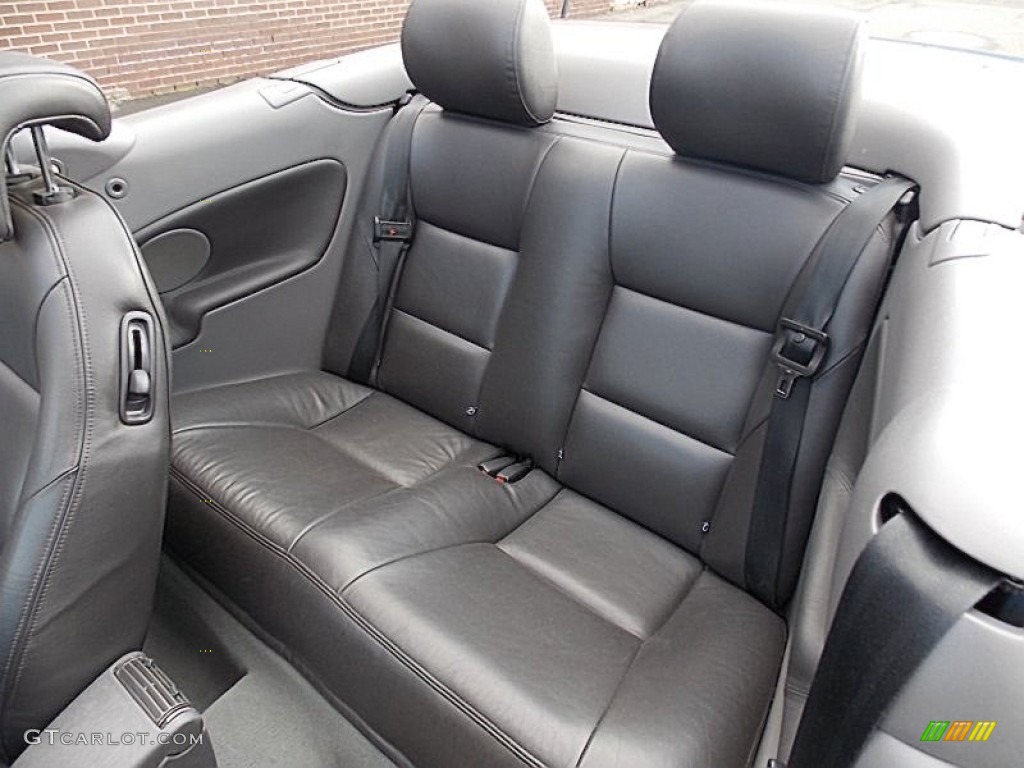 Charcoal Grey Interior 2003 Saab 9-3 SE Convertible Photo #76898635