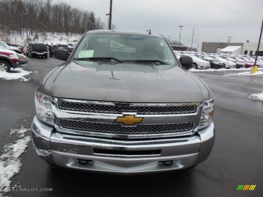 2013 Silverado 1500 LT Extended Cab 4x4 - Graystone Metallic / Ebony photo #3