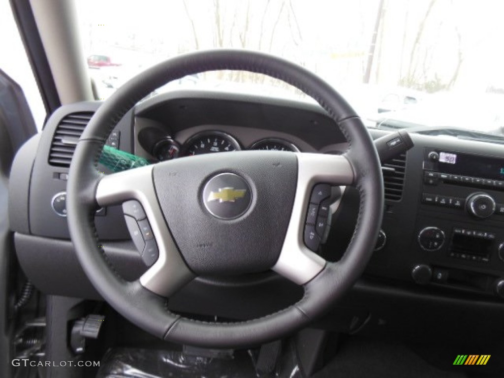 2013 Silverado 1500 LT Extended Cab 4x4 - Graystone Metallic / Ebony photo #17