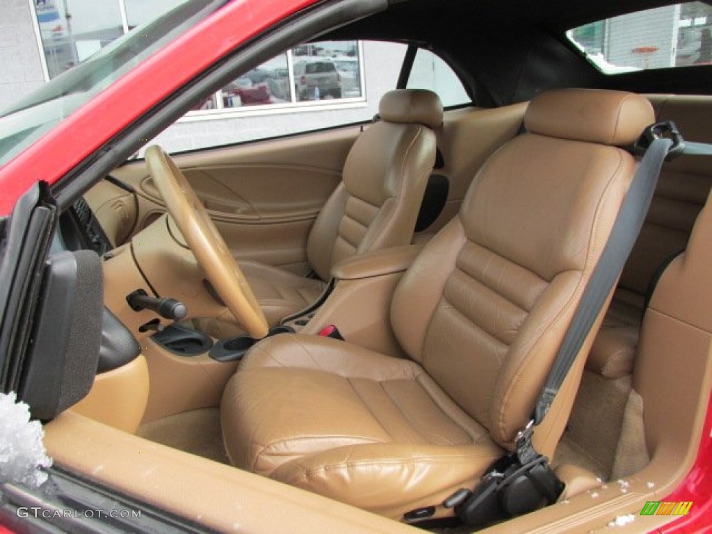 Saddle Interior 1998 Ford Mustang GT Convertible Photo #76900160