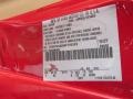 E8: Vermillion Red 1998 Ford Mustang GT Convertible Color Code