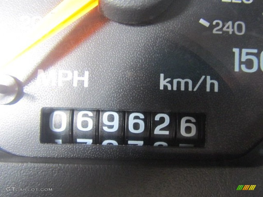 1998 Mustang GT Convertible - Vermillion Red / Saddle photo #20