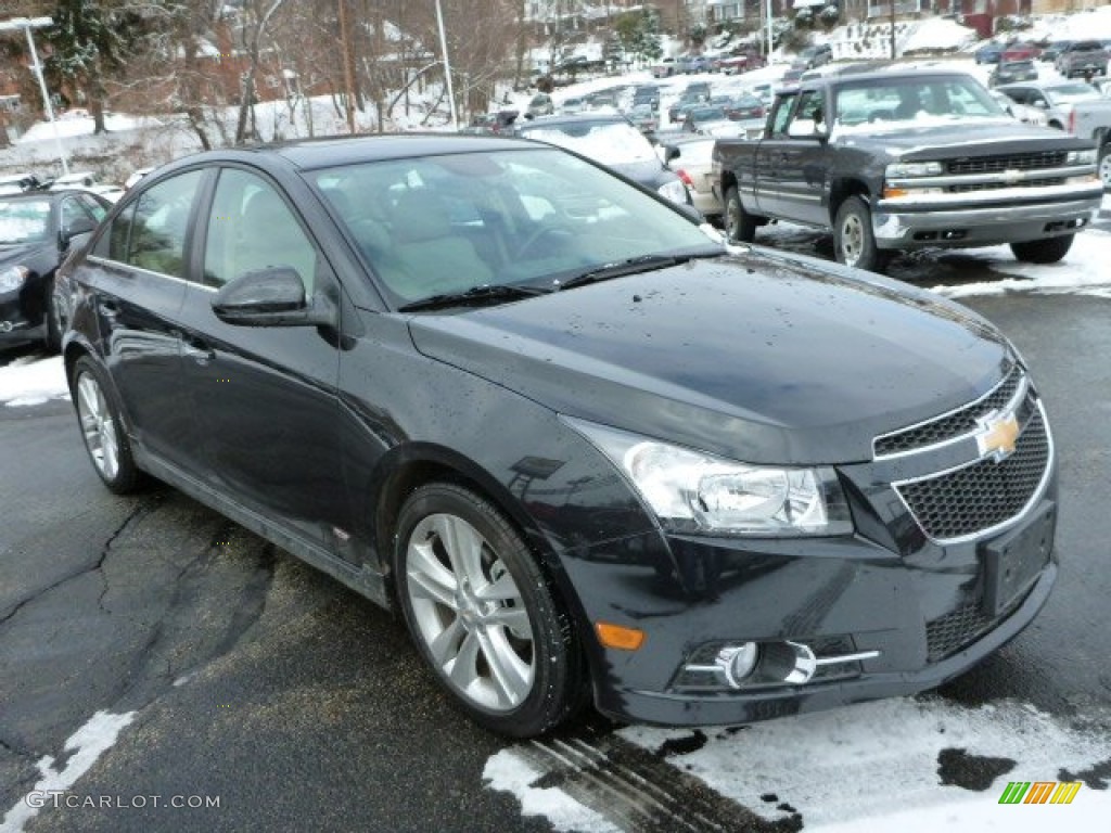 Black Granite Metallic 2012 Chevrolet Cruze LTZ/RS Exterior Photo #76900413