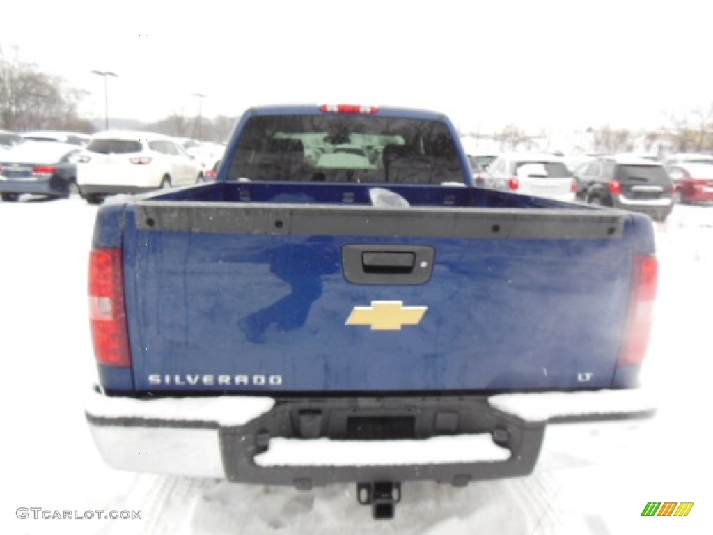 2013 Silverado 1500 LT Extended Cab 4x4 - Blue Topaz Metallic / Ebony photo #7