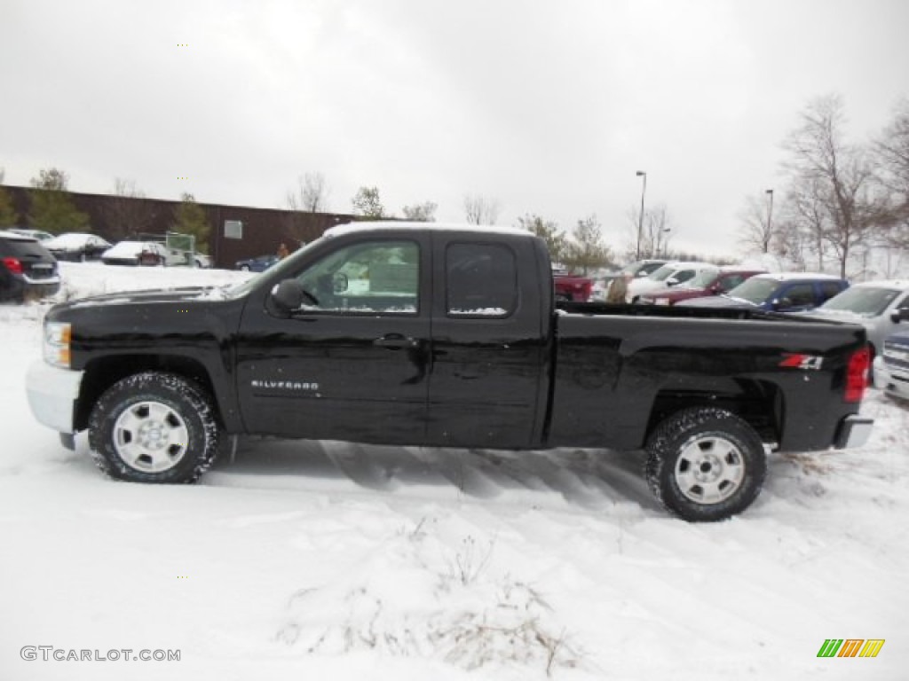 2013 Silverado 1500 LT Extended Cab 4x4 - Black / Ebony photo #5