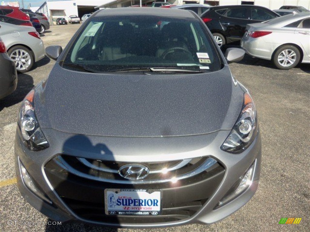 2013 Elantra GT - Titanium Gray Metallic / Black photo #1
