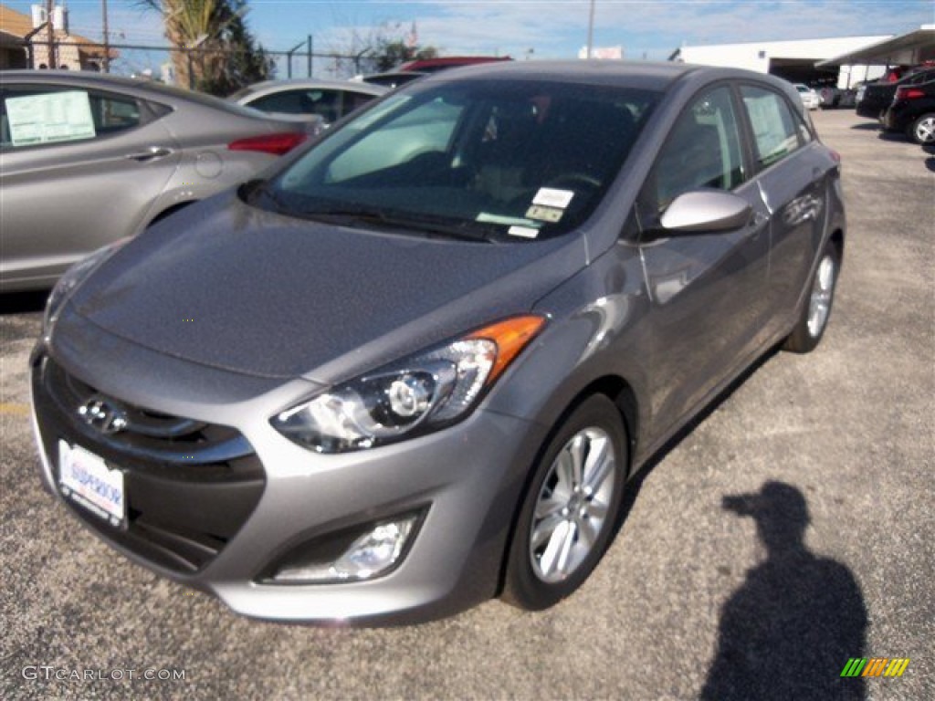 2013 Elantra GT - Titanium Gray Metallic / Black photo #2
