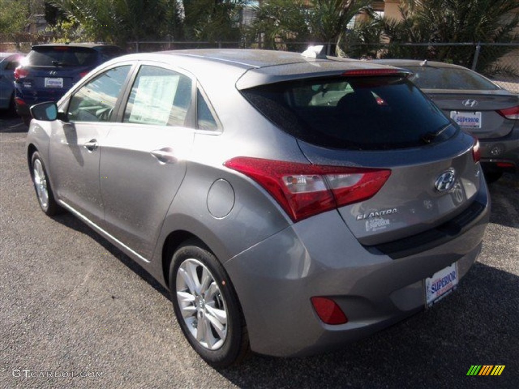 2013 Elantra GT - Titanium Gray Metallic / Black photo #5