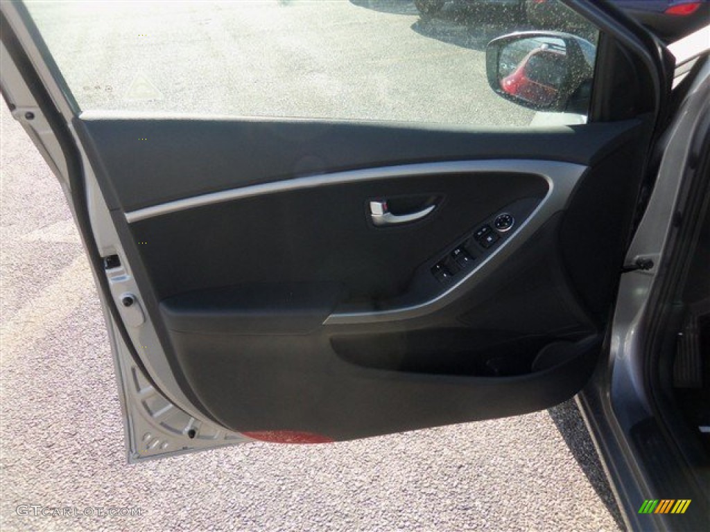 2013 Elantra GT - Titanium Gray Metallic / Black photo #8