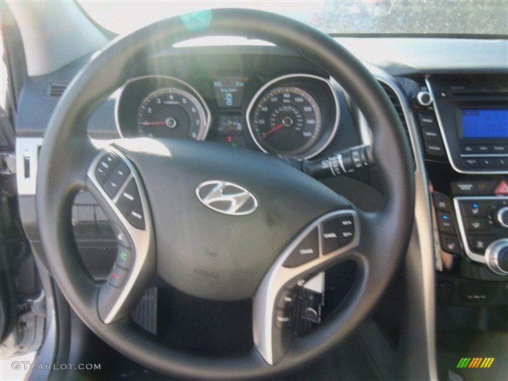 2013 Elantra GT - Titanium Gray Metallic / Black photo #12
