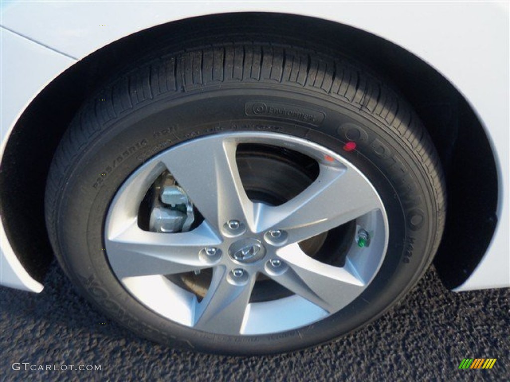 2013 Elantra GLS - Shimmering White / Beige photo #3