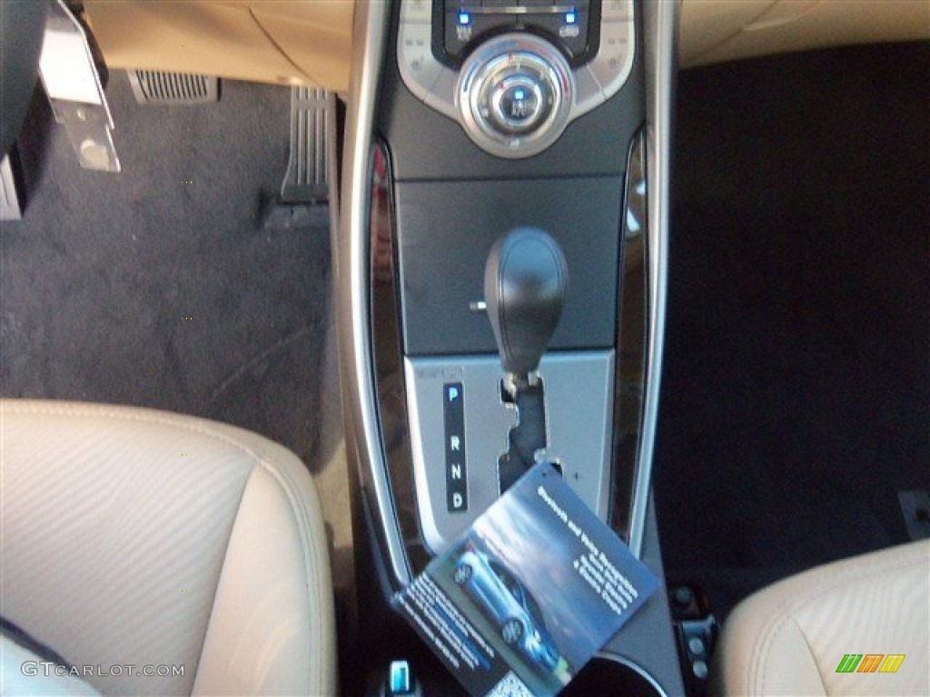 2013 Elantra GLS - Shimmering White / Beige photo #14