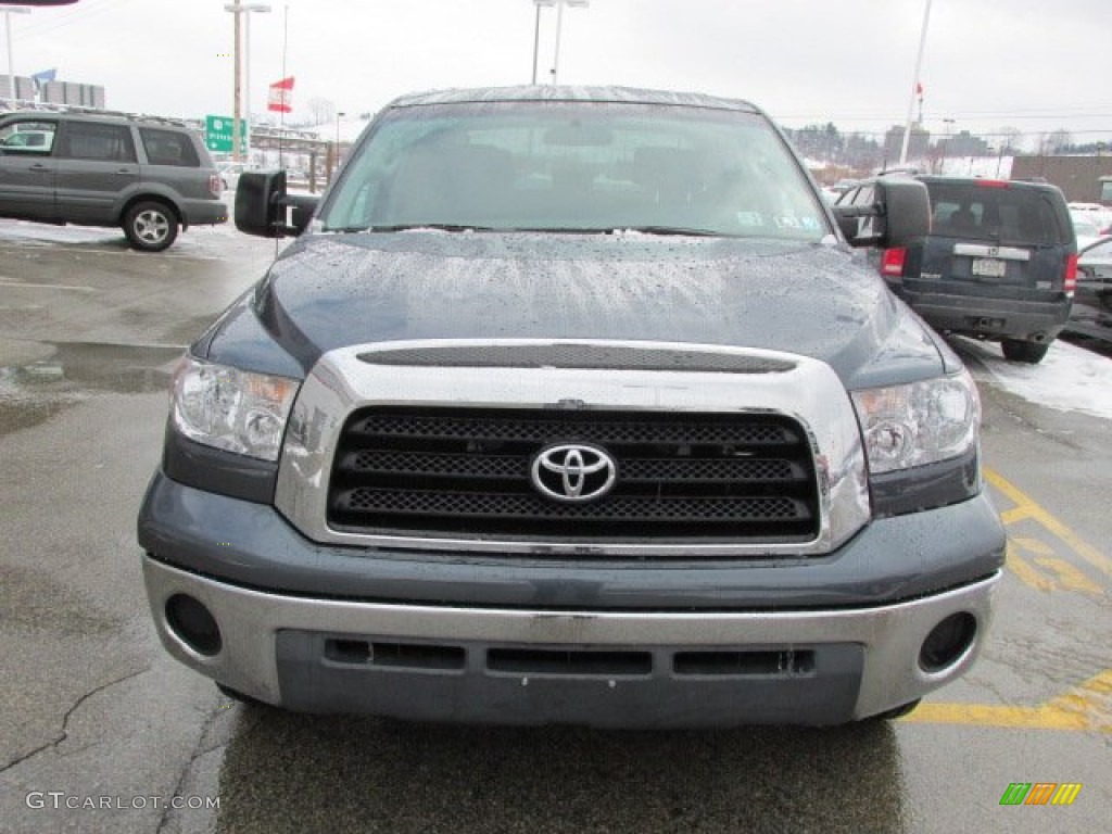 2009 Tundra Double Cab 4x4 - Slate Gray Metallic / Black photo #11